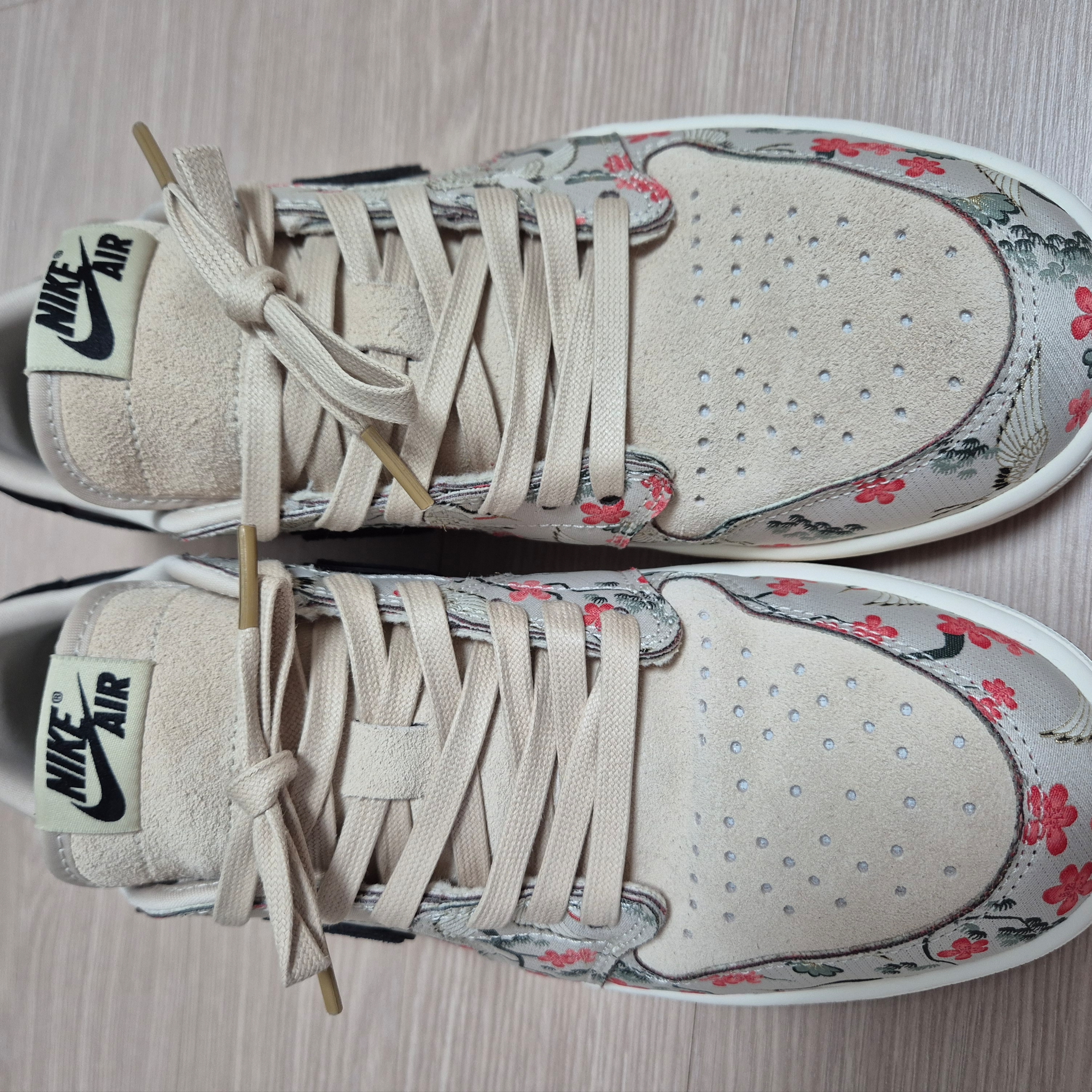 Jordan 1 Retro Low OG Rui Cranes 착용 스타일 - 5