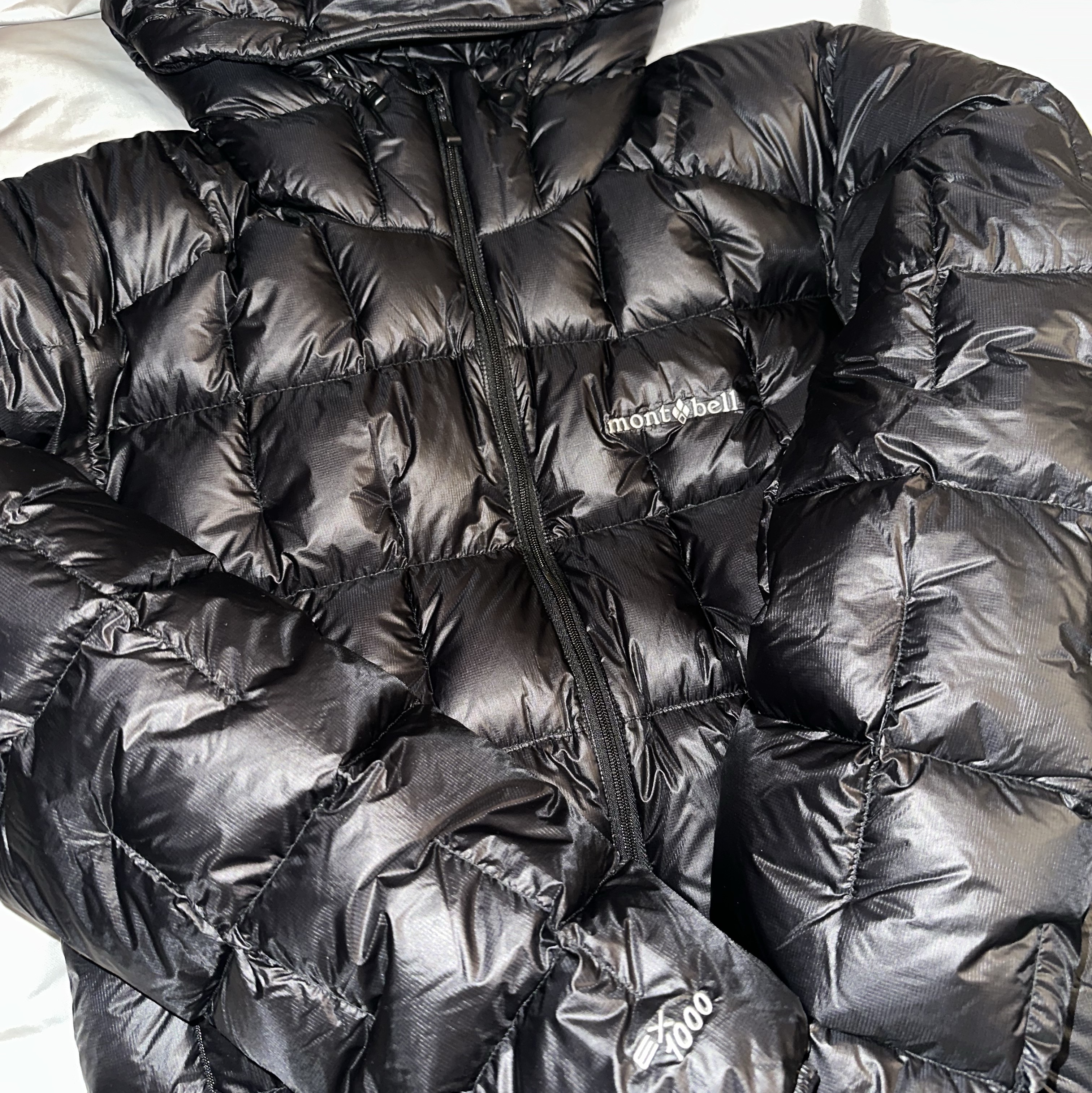 Montbell Plasma 1000 Alpine Down Parka Black 착용 스타일
