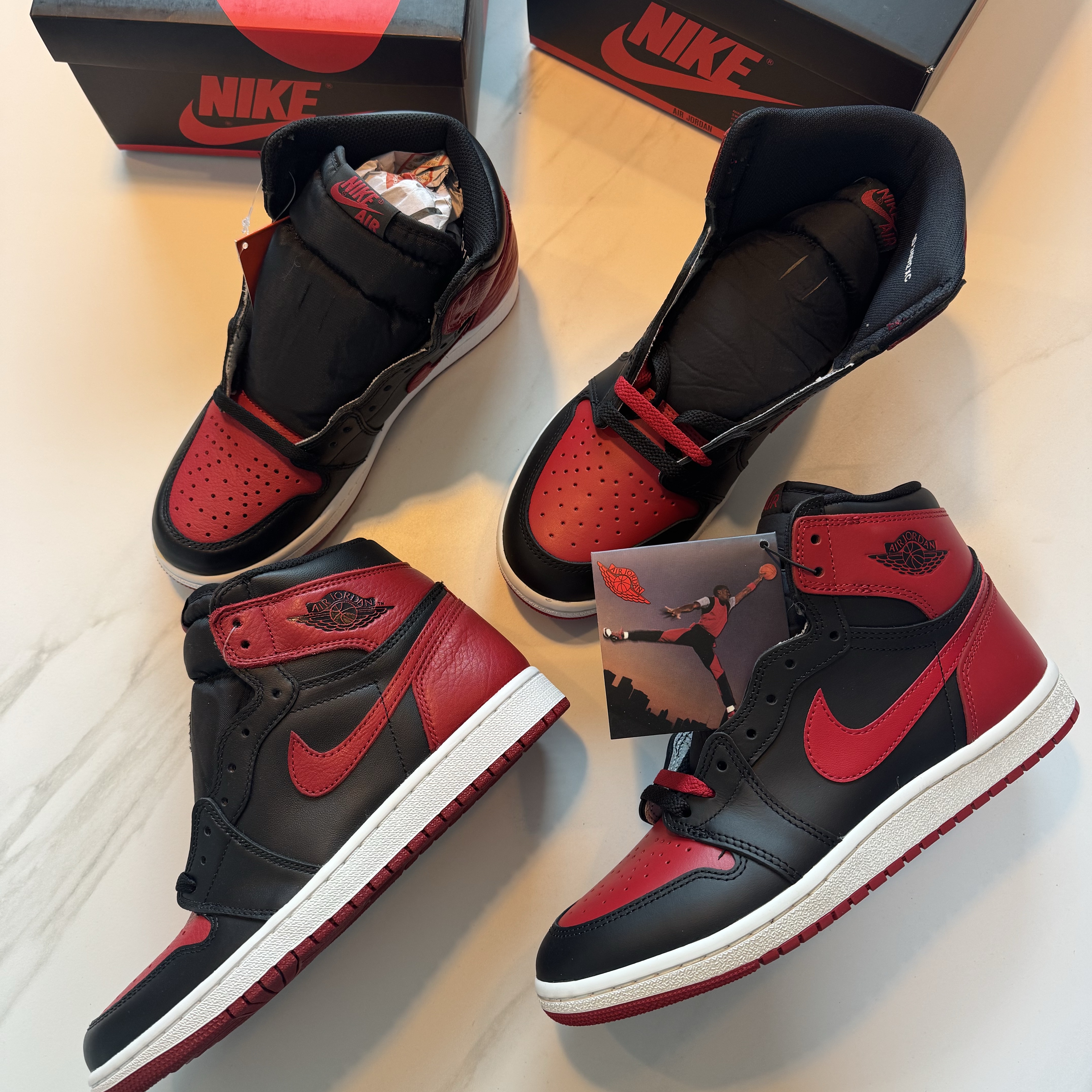 Jordan 1 Retro High OG Bred Banned 2016, Jordan 1 High 85 Bred 착용 스타일