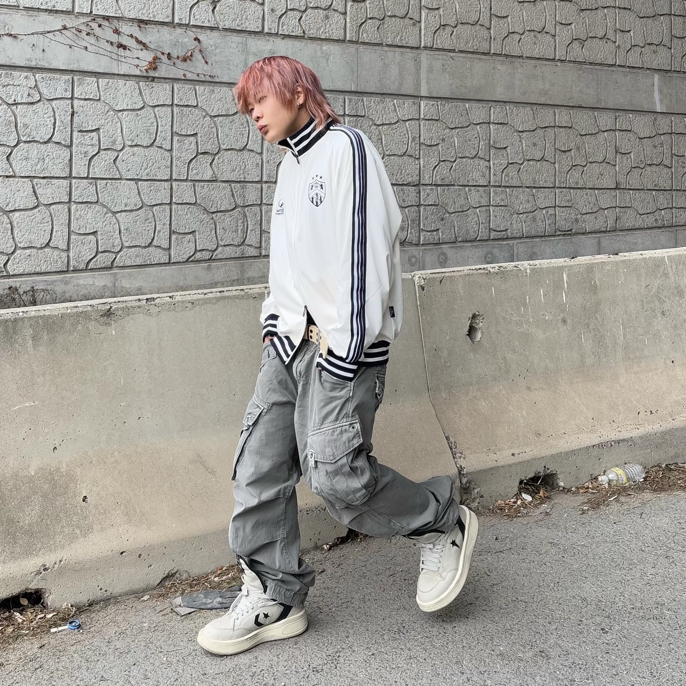Converse x Drkshdw Turbowpn Pelican 착용 스타일 - 3