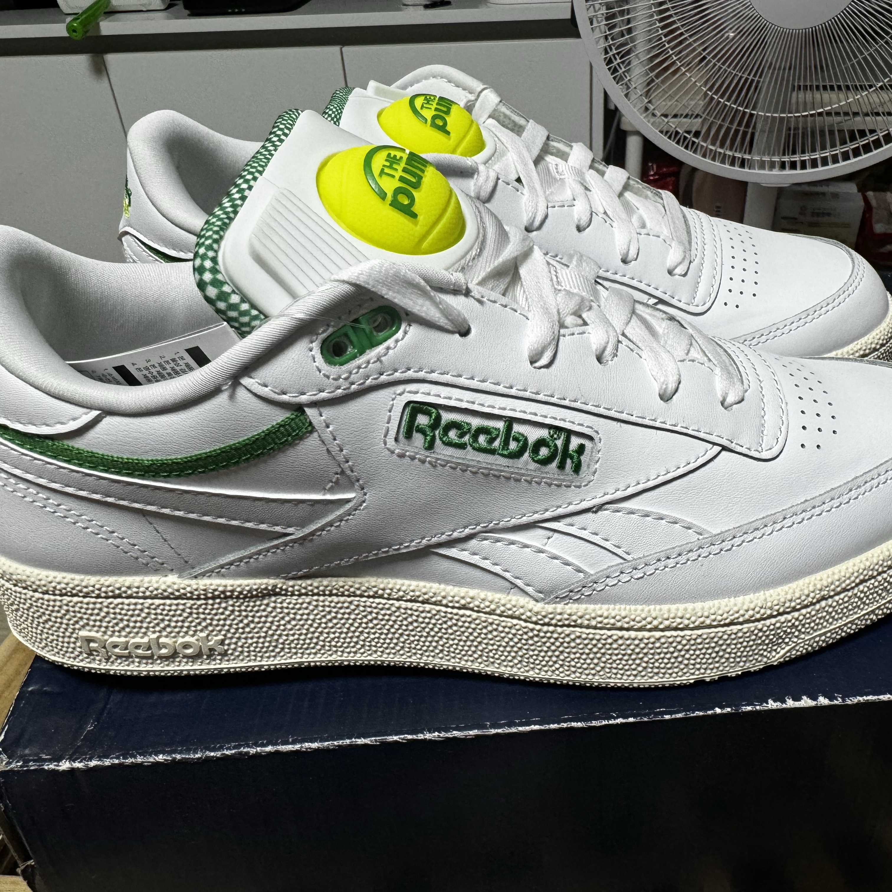 Reebok Club C 85 Pump Green 착용 스타일 - 3