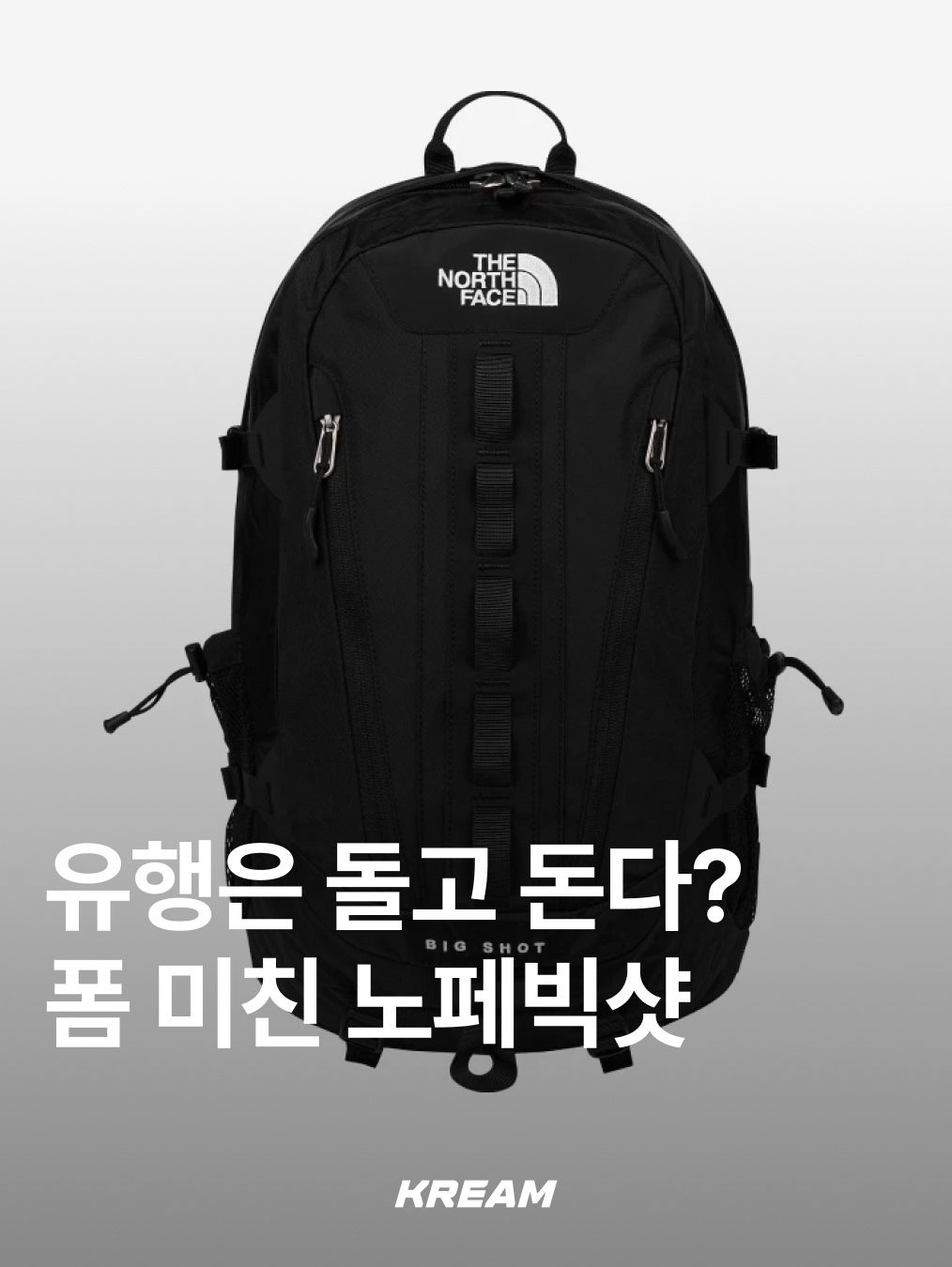 The North Face Big Shot Black 착용 스타일 - 1