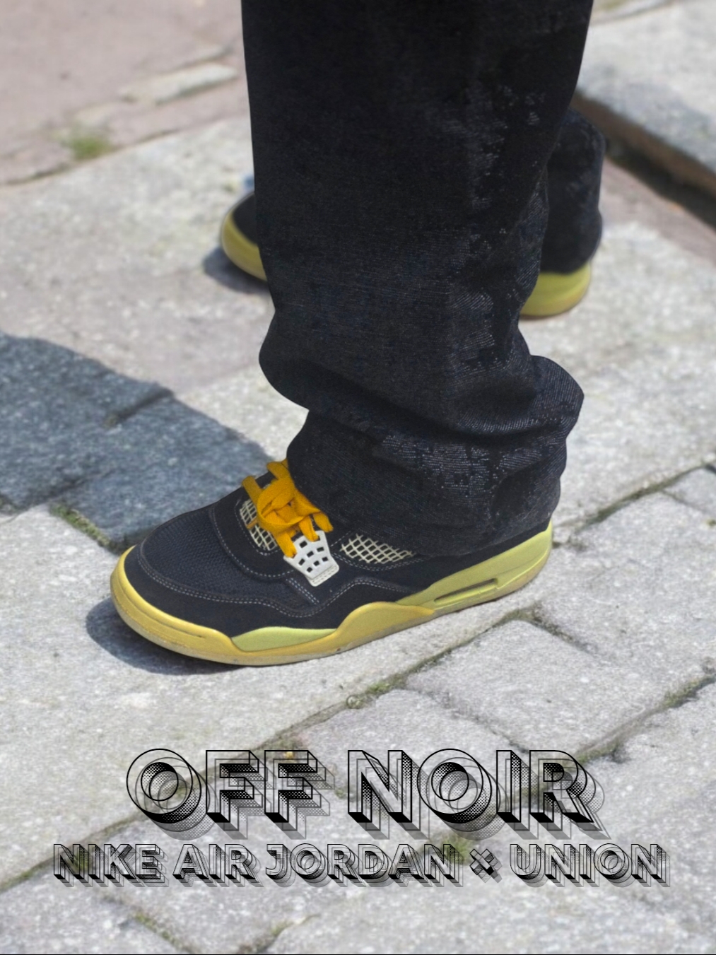 Jordan 4 x Union Retro Off Noir 착용 스타일