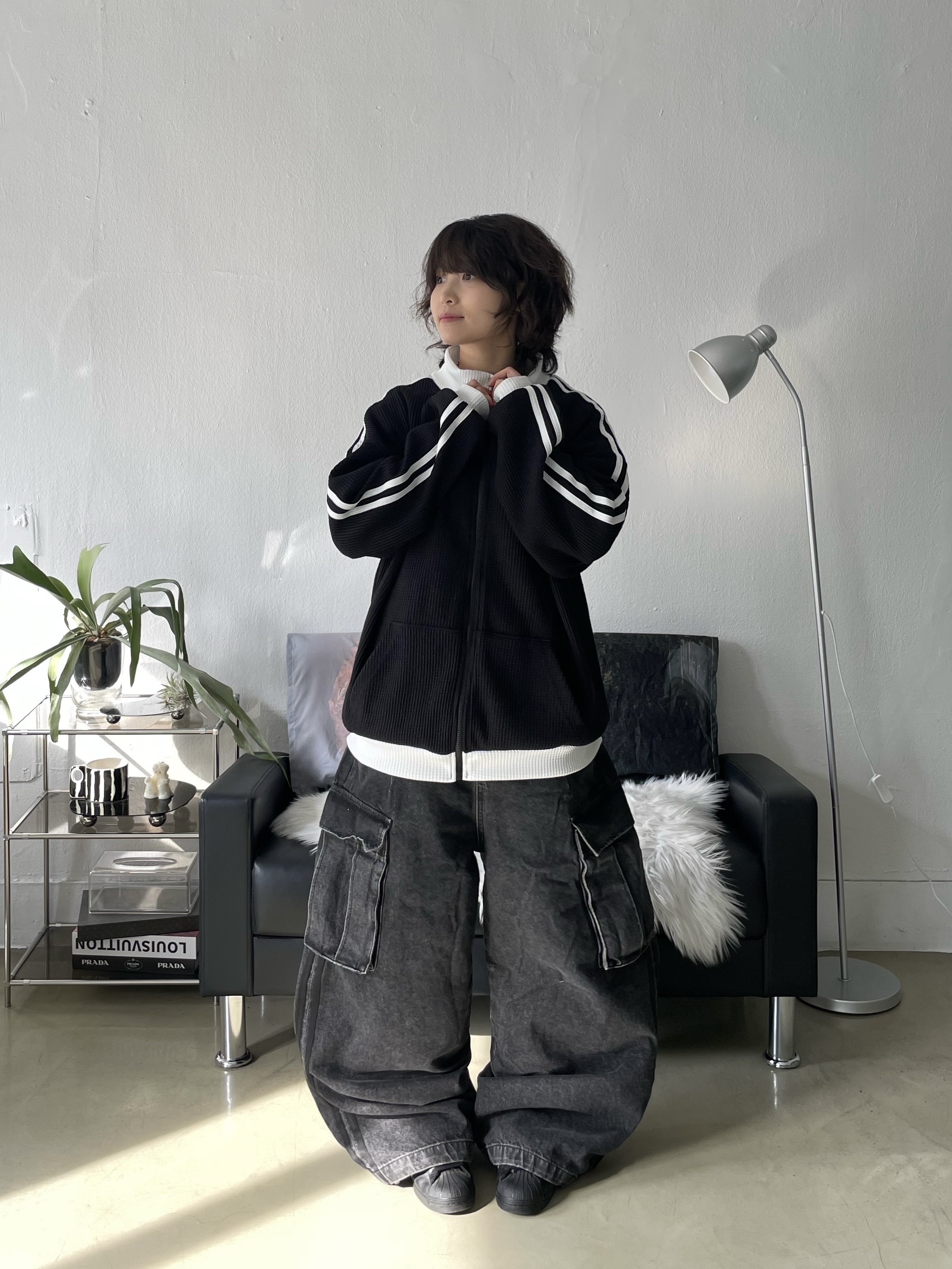 Adidas Superstar Core Black White, Supreme Pigment Canvas S Logo 6-Panel Black - 23SS 착용 스타일 - 3