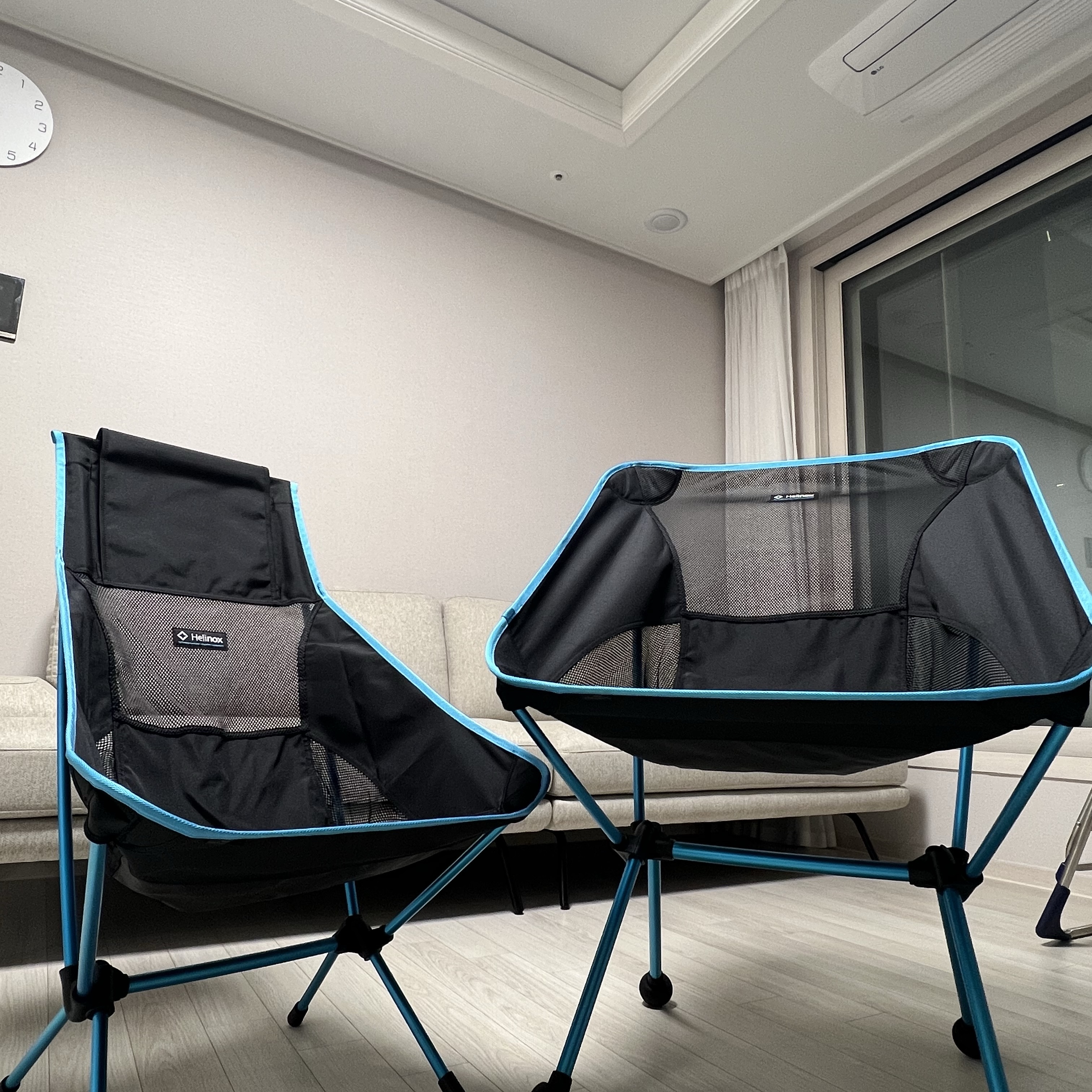Helinox Chair Two Black - Renewal Ver. 착용 스타일