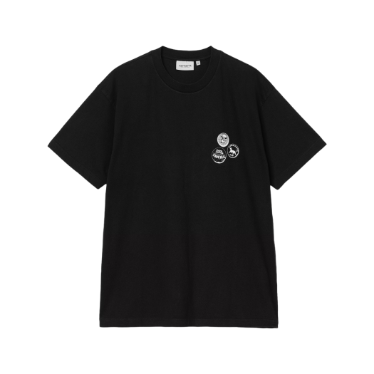 Carhartt WIP Pins Short Sleeve T-Shirt Black