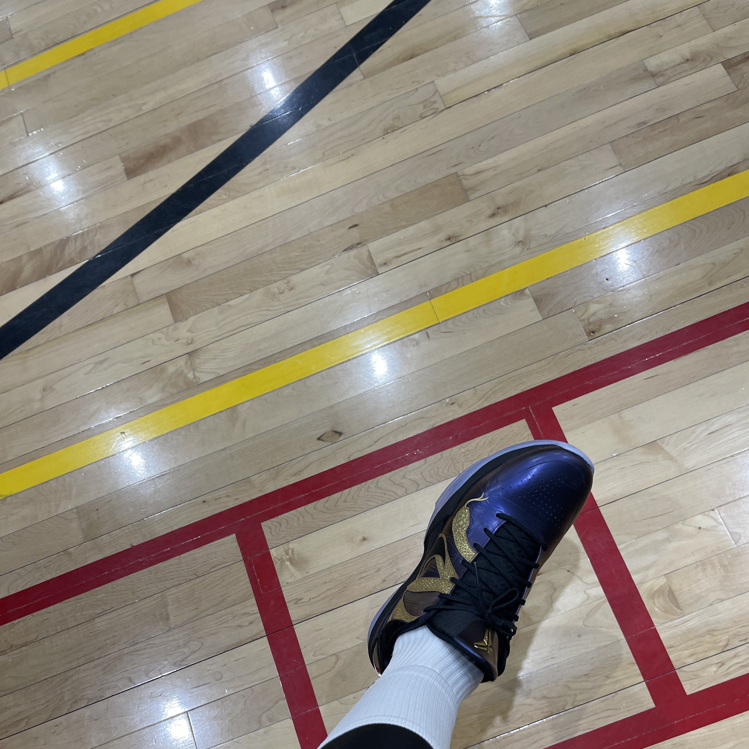 Nike Kobe 5 Protro Year of the Mamba Eggplant 착용 스타일 - 3