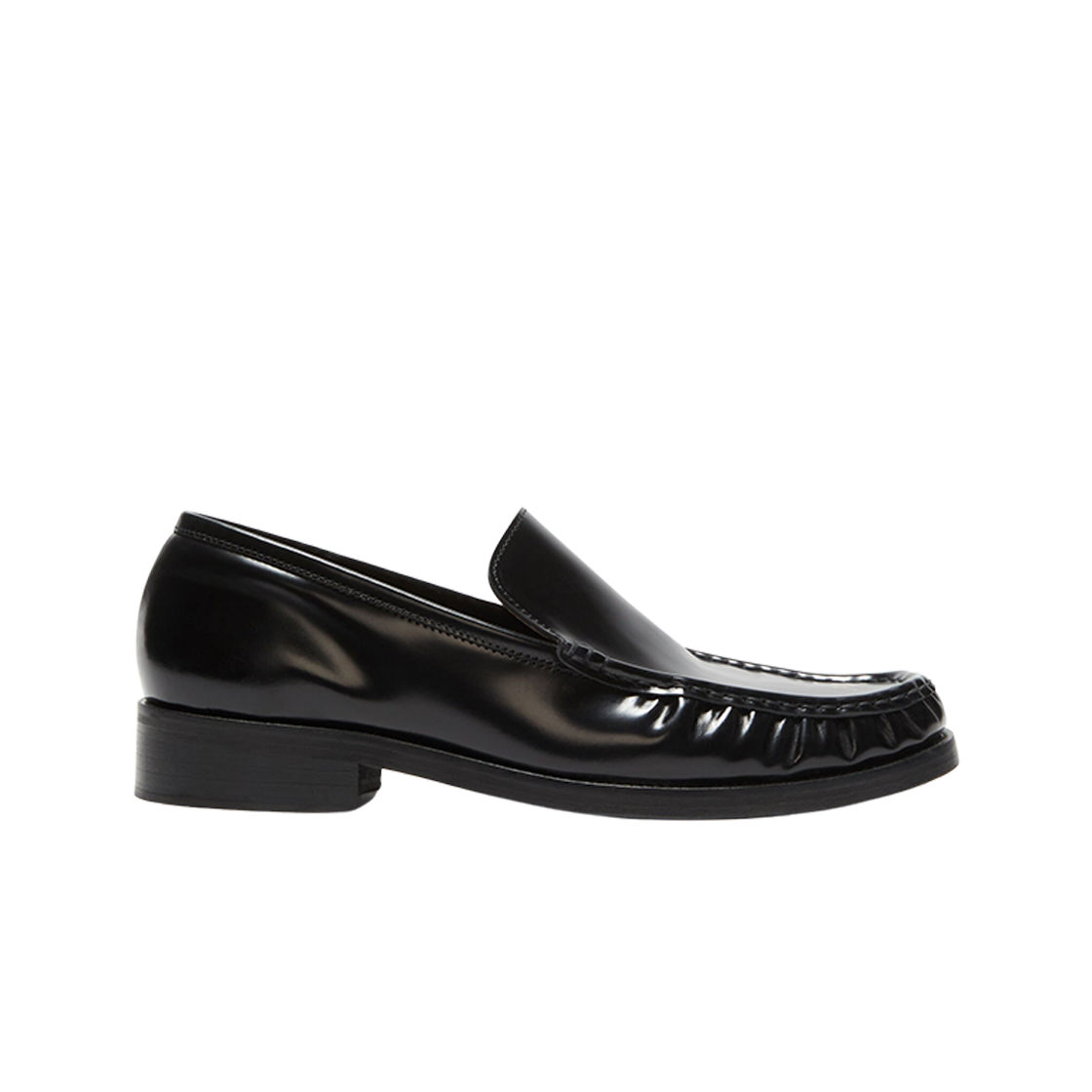 BD0325-900 Acne Studios Leather Loafers Black
