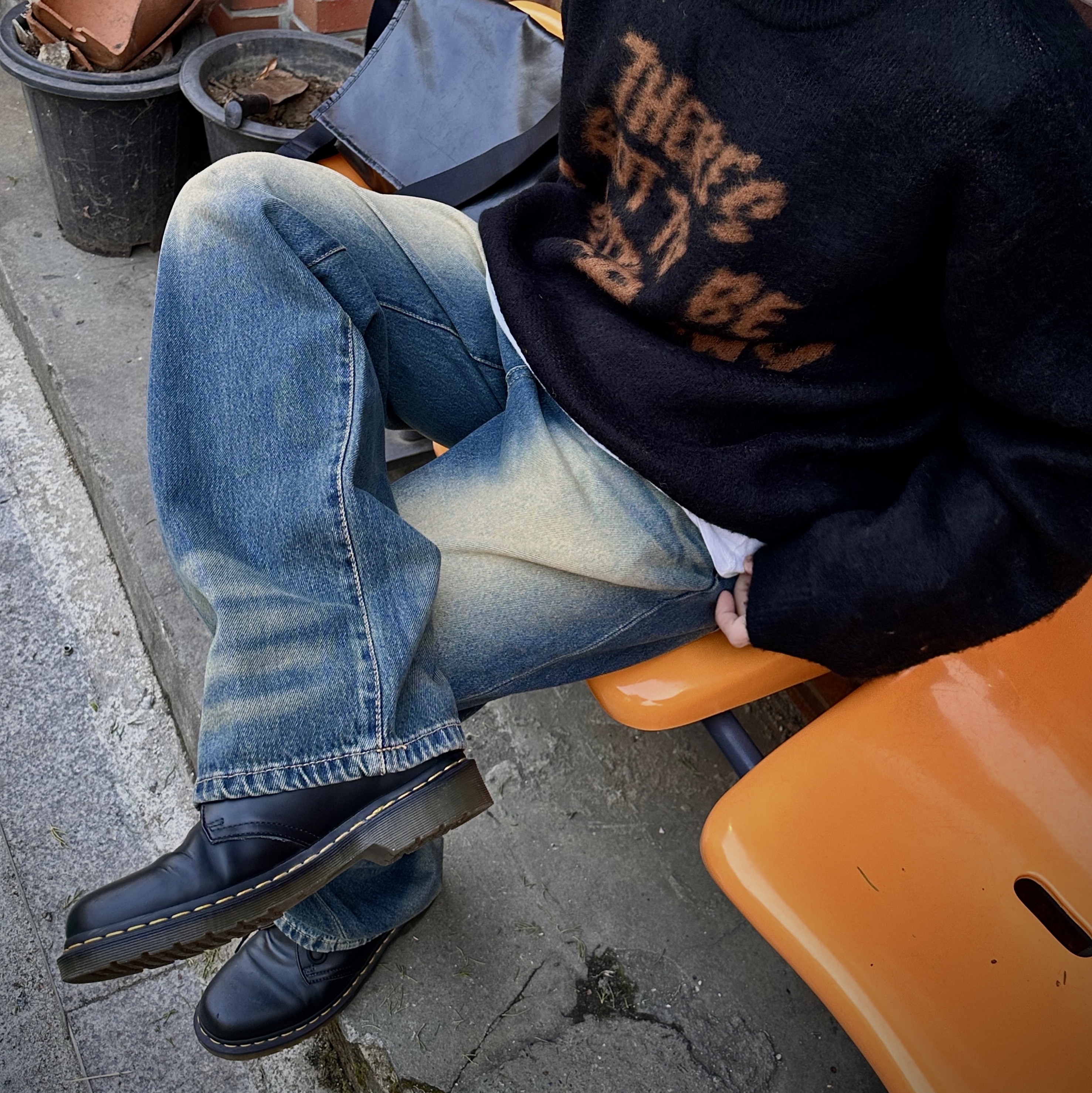 Dr. Martens 1461 Smooth Black 착용 스타일