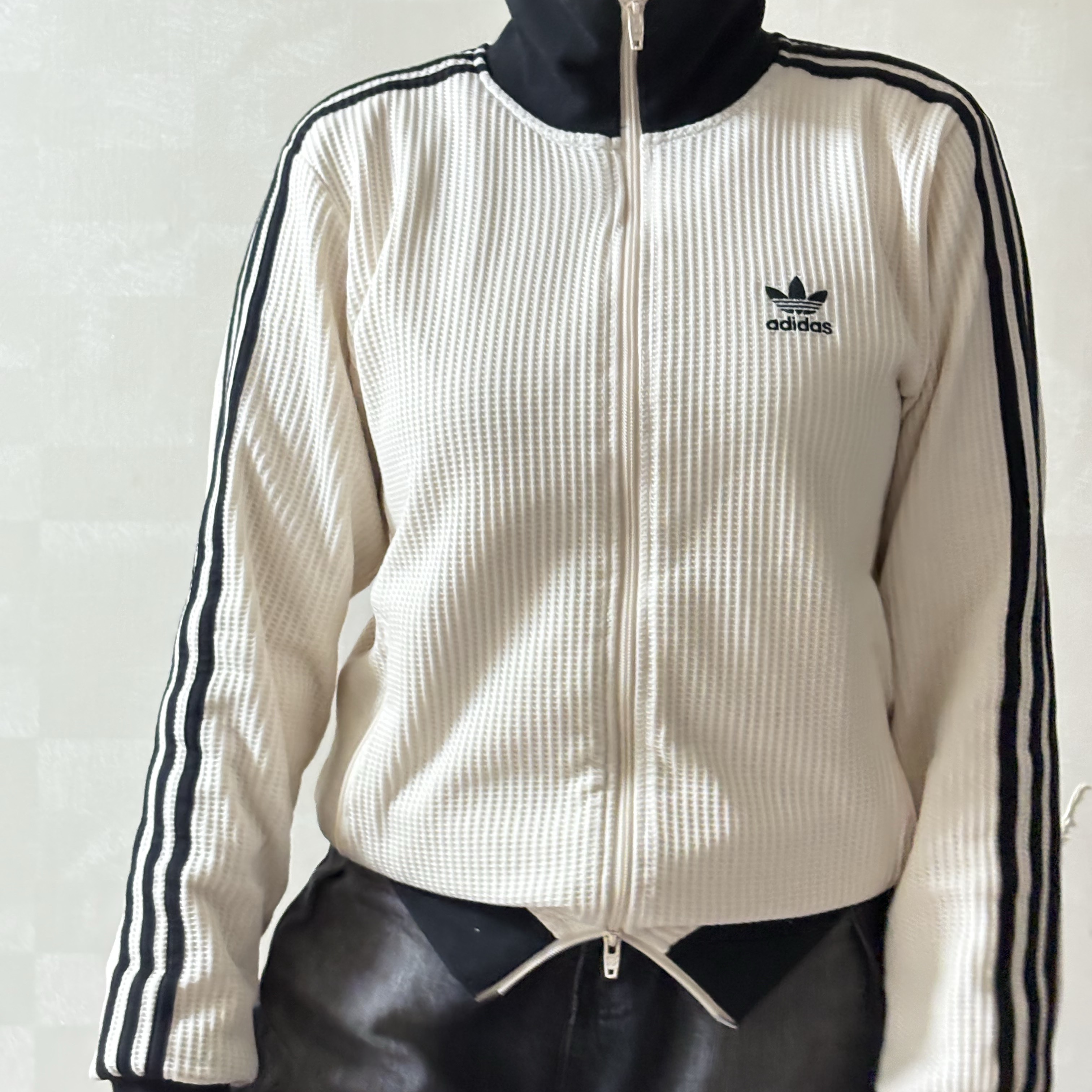 Adidas Waffle Beckenbauer Track Top Wonder White - KR Sizing 착용 스타일