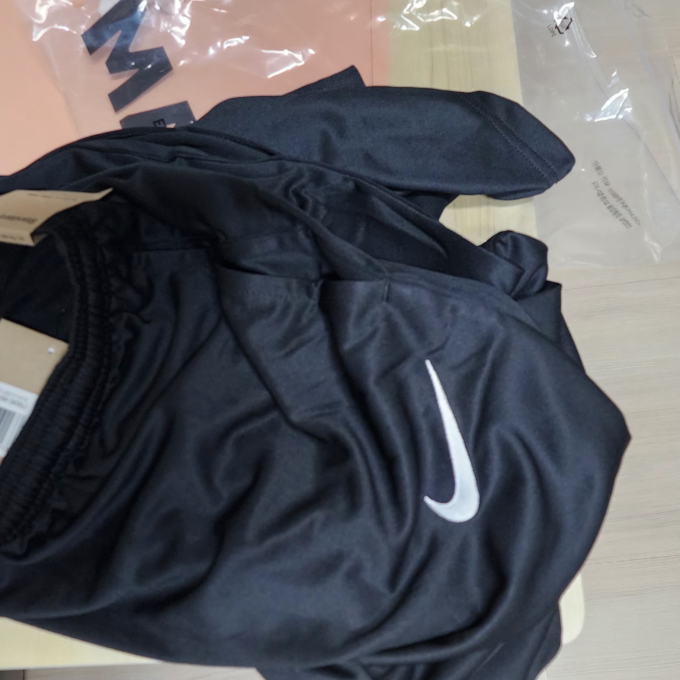 Nike Dri-Fit Park 20 Knit Pant Black White - US/EU 착용 스타일