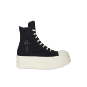 (W) Rick Owens Drkshdw Hollywood Double Bumper Sneakers Black Pearl