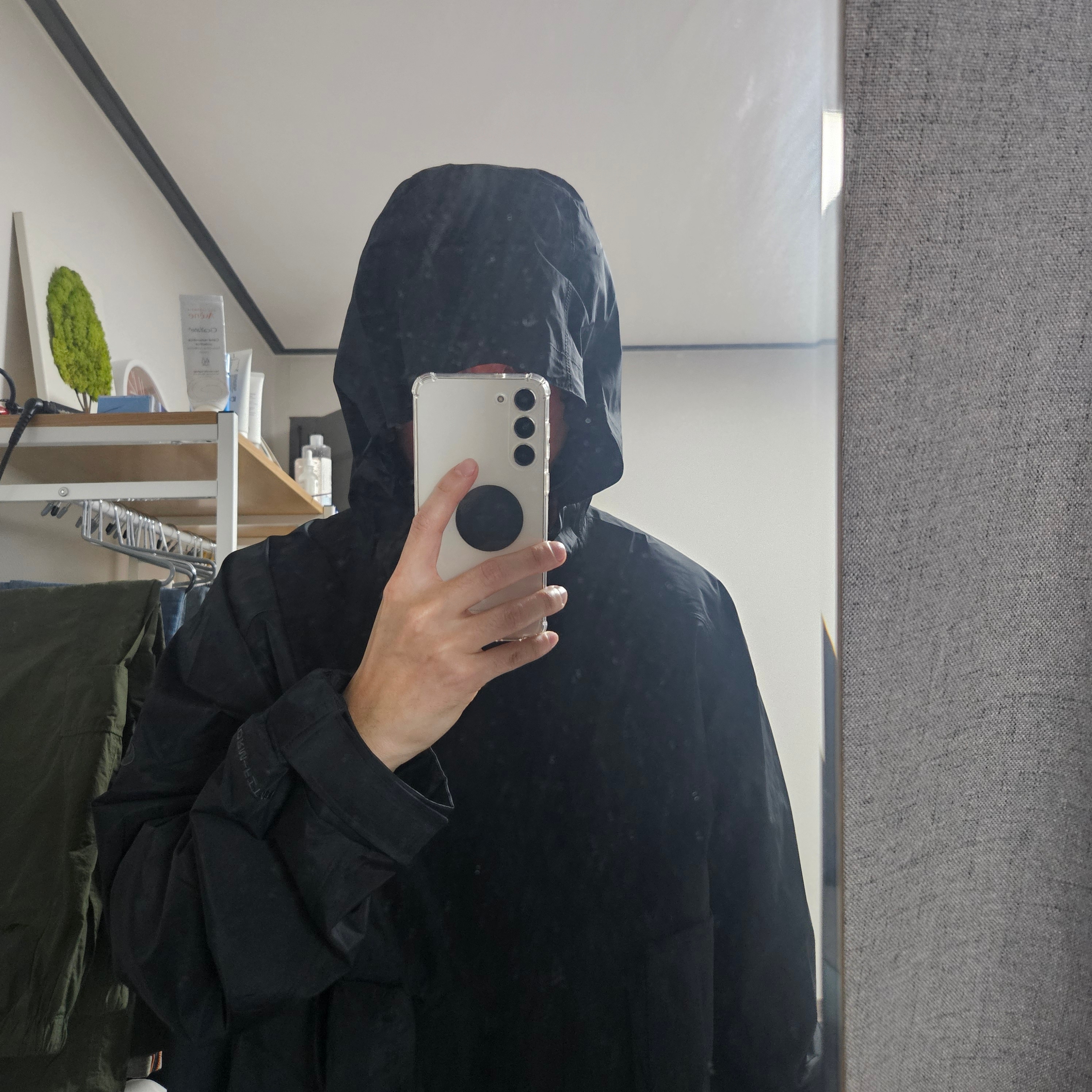 Nike NSW Storm-FIT ADV Tech Pack Gore-Tex Hooded Jacket Black - Asia 착용 스타일 - 1