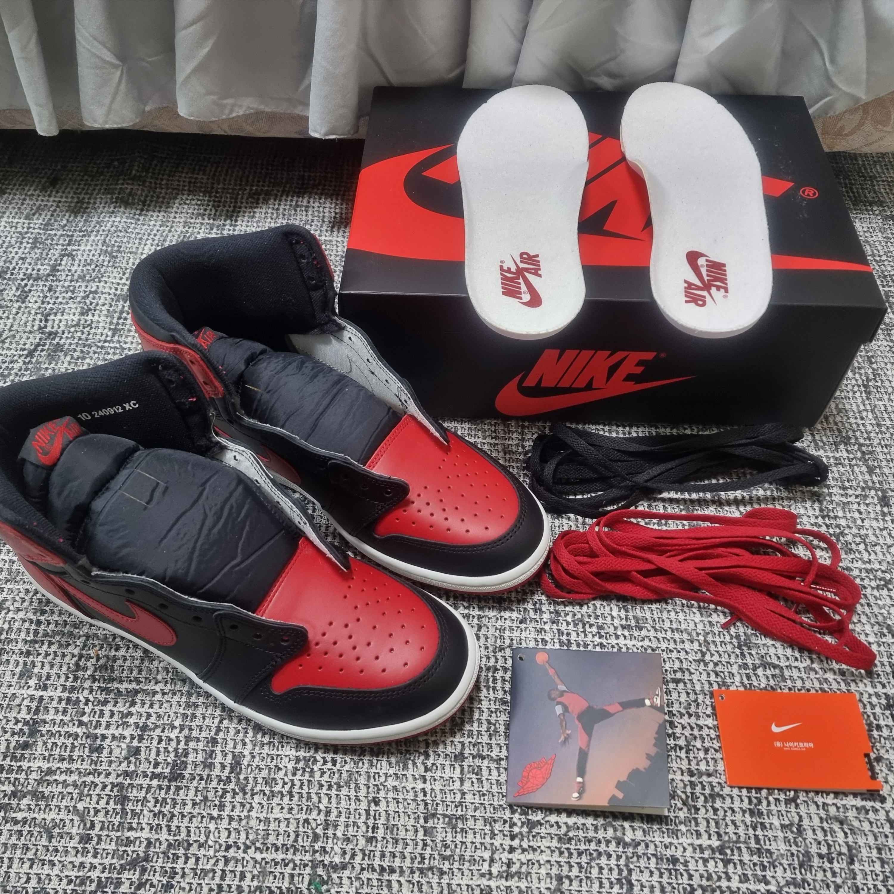 Jordan 1 High 85 Bred 착용 스타일 - 1