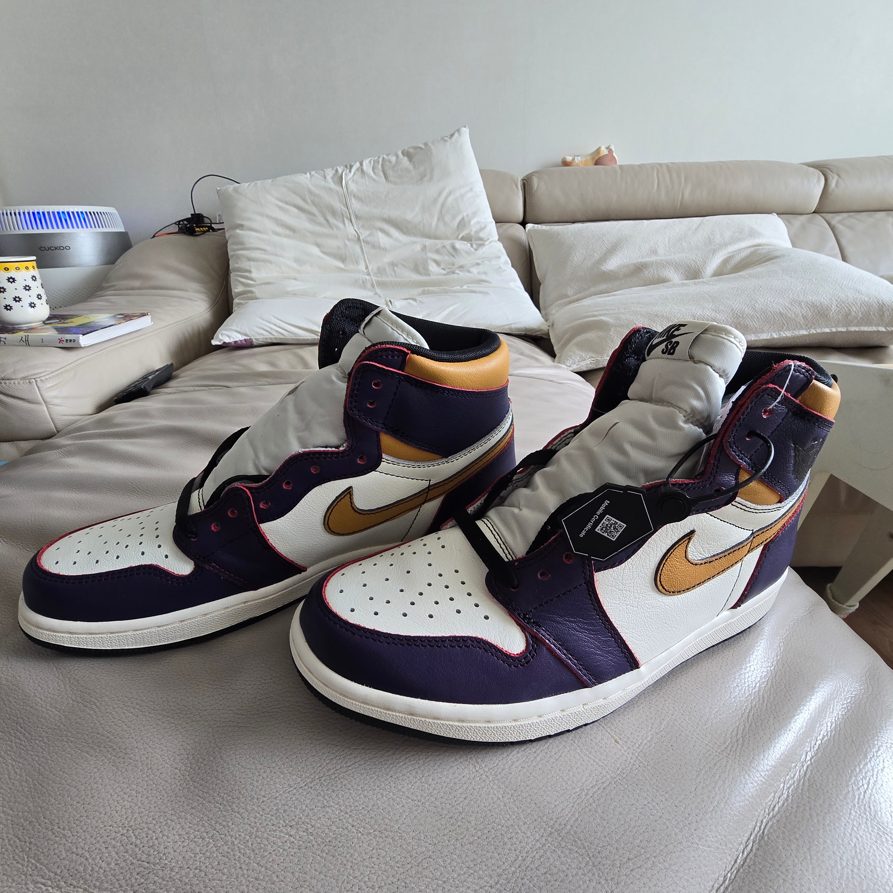 Jordan 1 Retro High OG Defiant SB LA to Chicago 착용 스타일 - 1