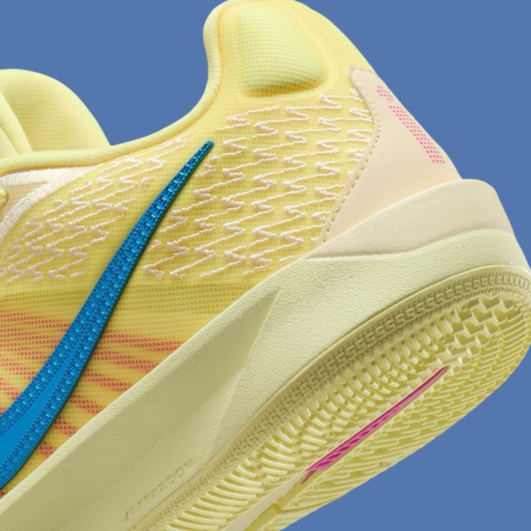 Nike Sabrina 2 Citron Tint Royal Pulse 착용 스타일 - 8
