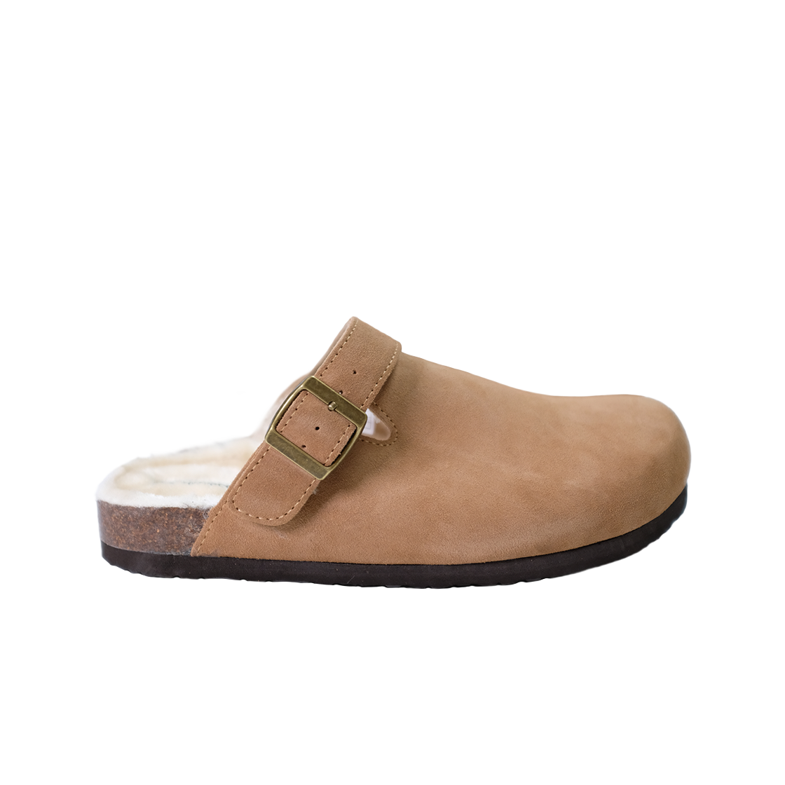 츄바스코 칸토 퍼 백 스트랩 뮬 탄(Chubasco Canto Fur Back Strap Mule Tan)