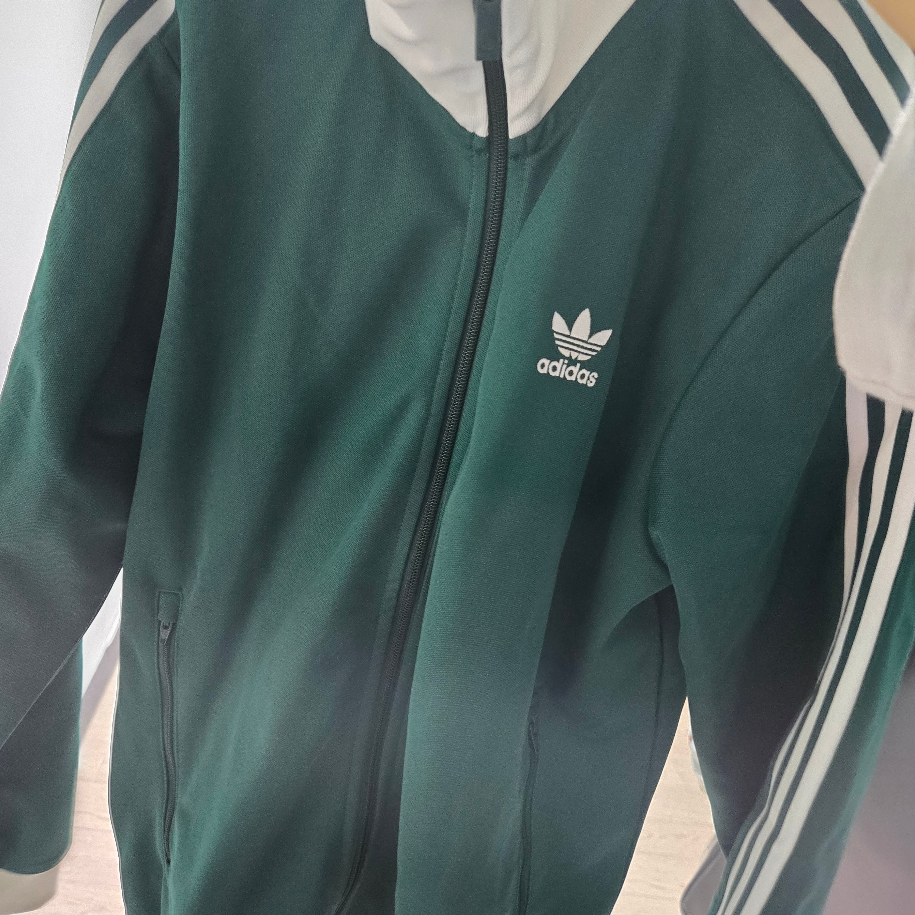 Adidas Adicolor Classics Beckenbauer Track Jacket Collegiate Green - KR Sizing 착용 스타일