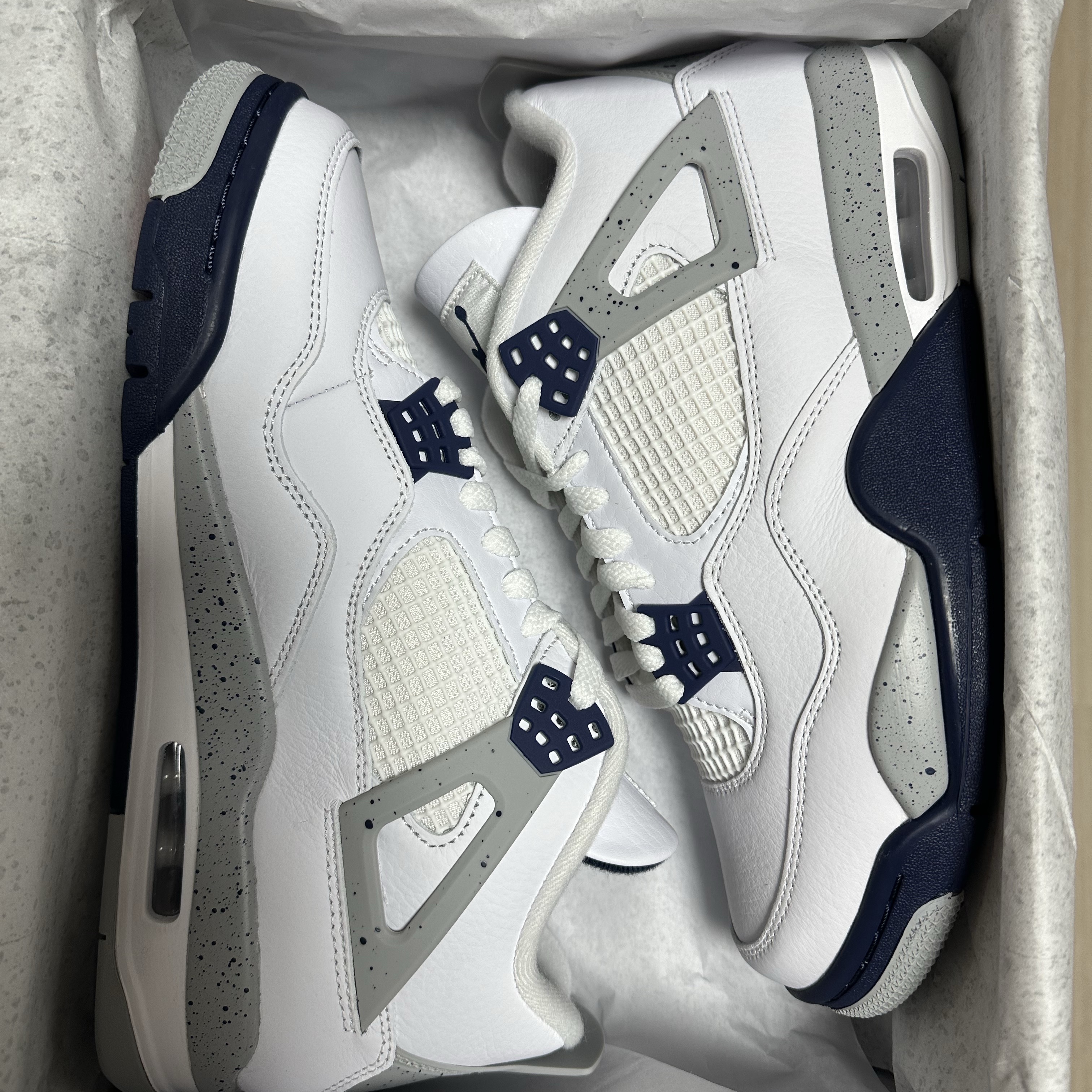 Jordan 4 Retro Midnight Navy 착용 스타일 - 2