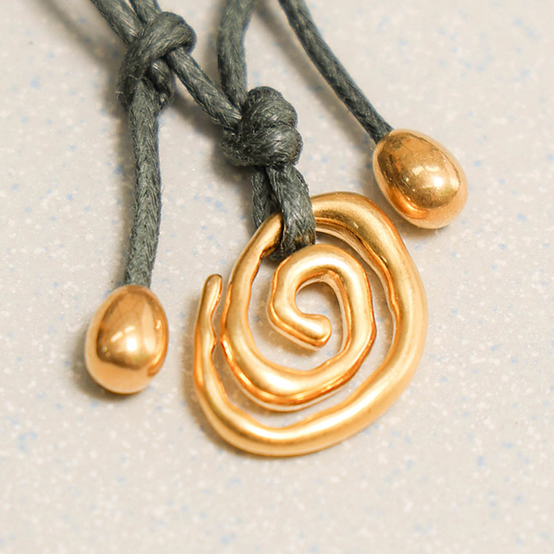 토우토우아카이브 미니마 스파이럴 목걸이 골드(TOWTOW.ARCHIVE Minma Spiral Necklace Gold) - 6
