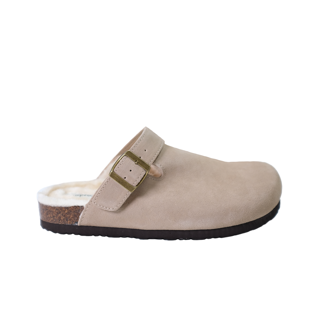 츄바스코 칸토 퍼 백 스트랩 뮬 토프(Chubasco Canto Fur Back Strap Mule Taupe)