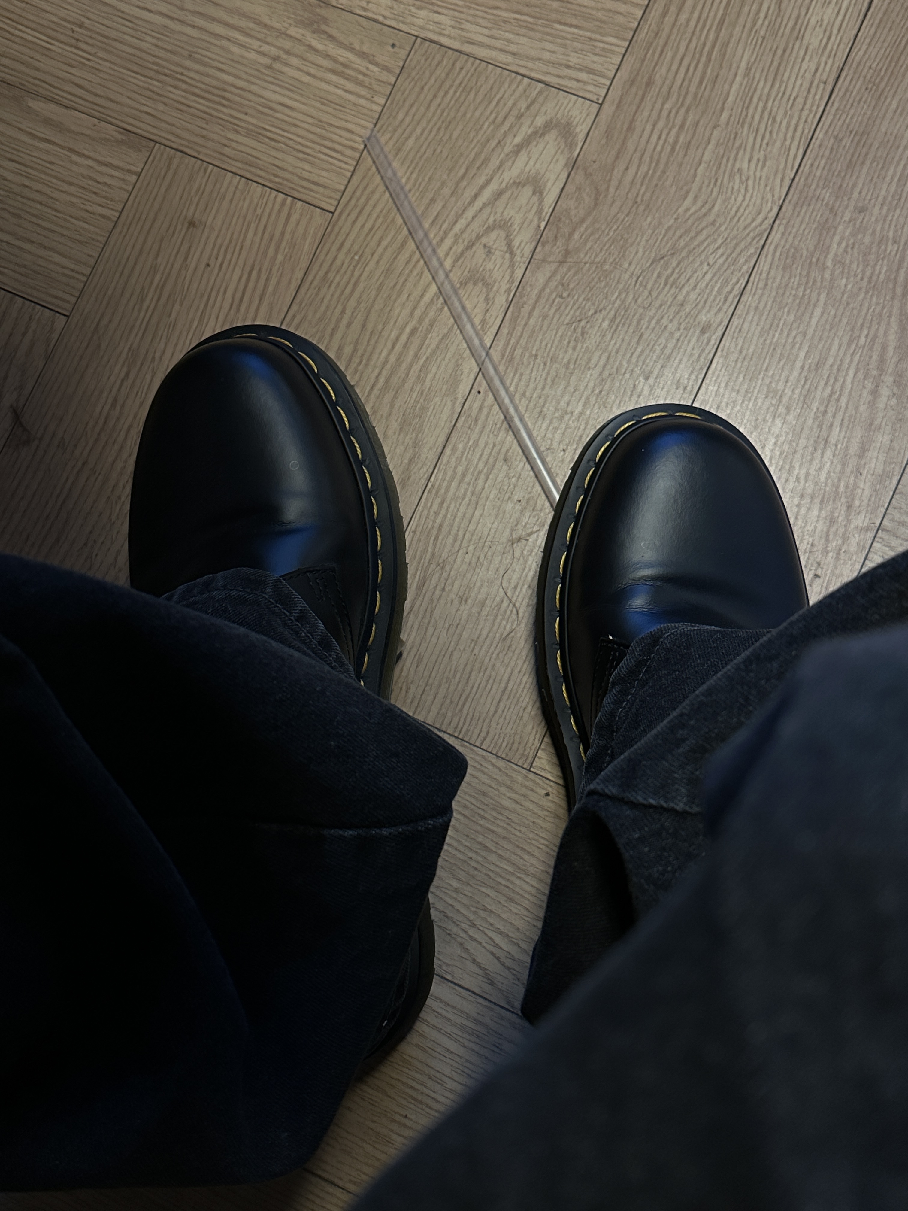 Dr. Martens 1461 Smooth Black 착용 스타일