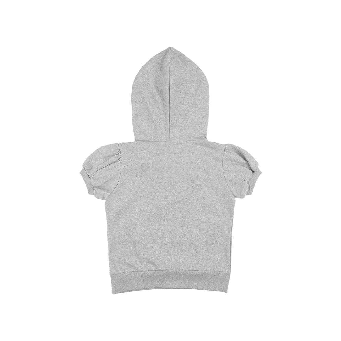 fancy club Puff Round Scarf Hoodie グレー