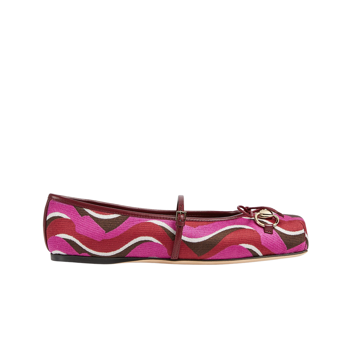 820859-FAEEB-8341 (W) Gucci  Horsebit Ballet Flat Multicolor - 대표 이미지 #1