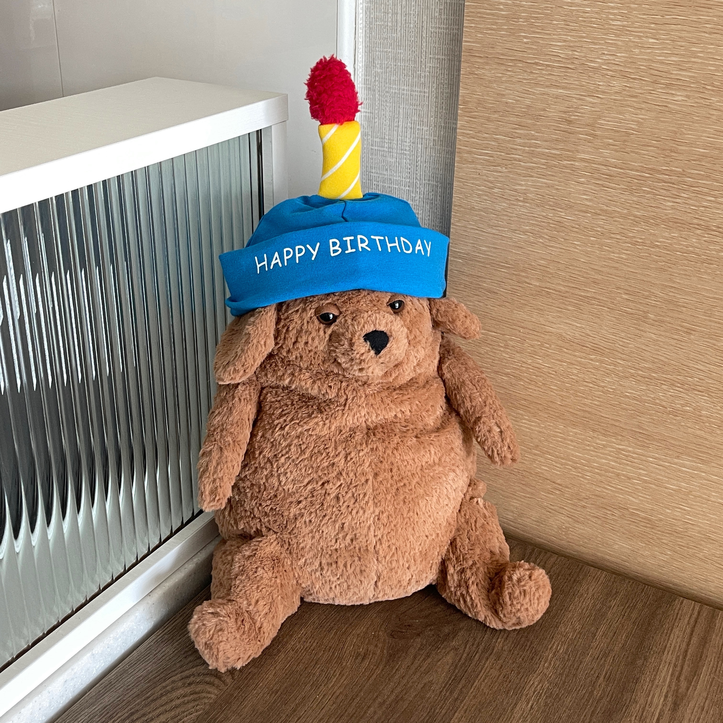 Jellycat Amore Dog Brown 착용 스타일 - 1