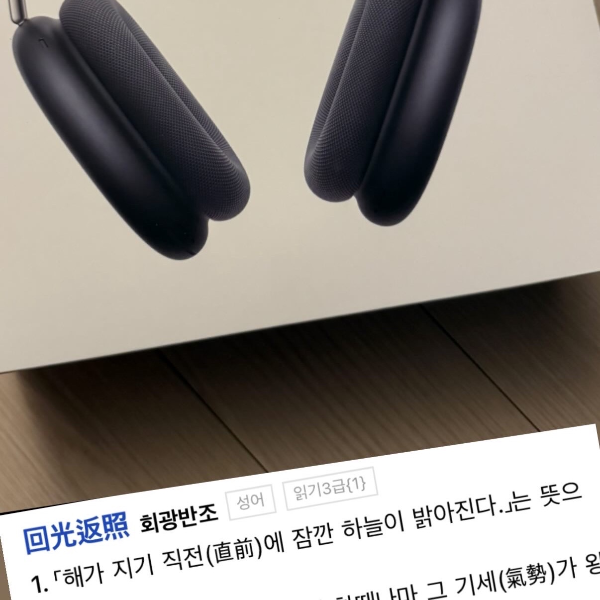 Apple AirPods Max USB C Midnight (Korean Ver.) 착용 스타일