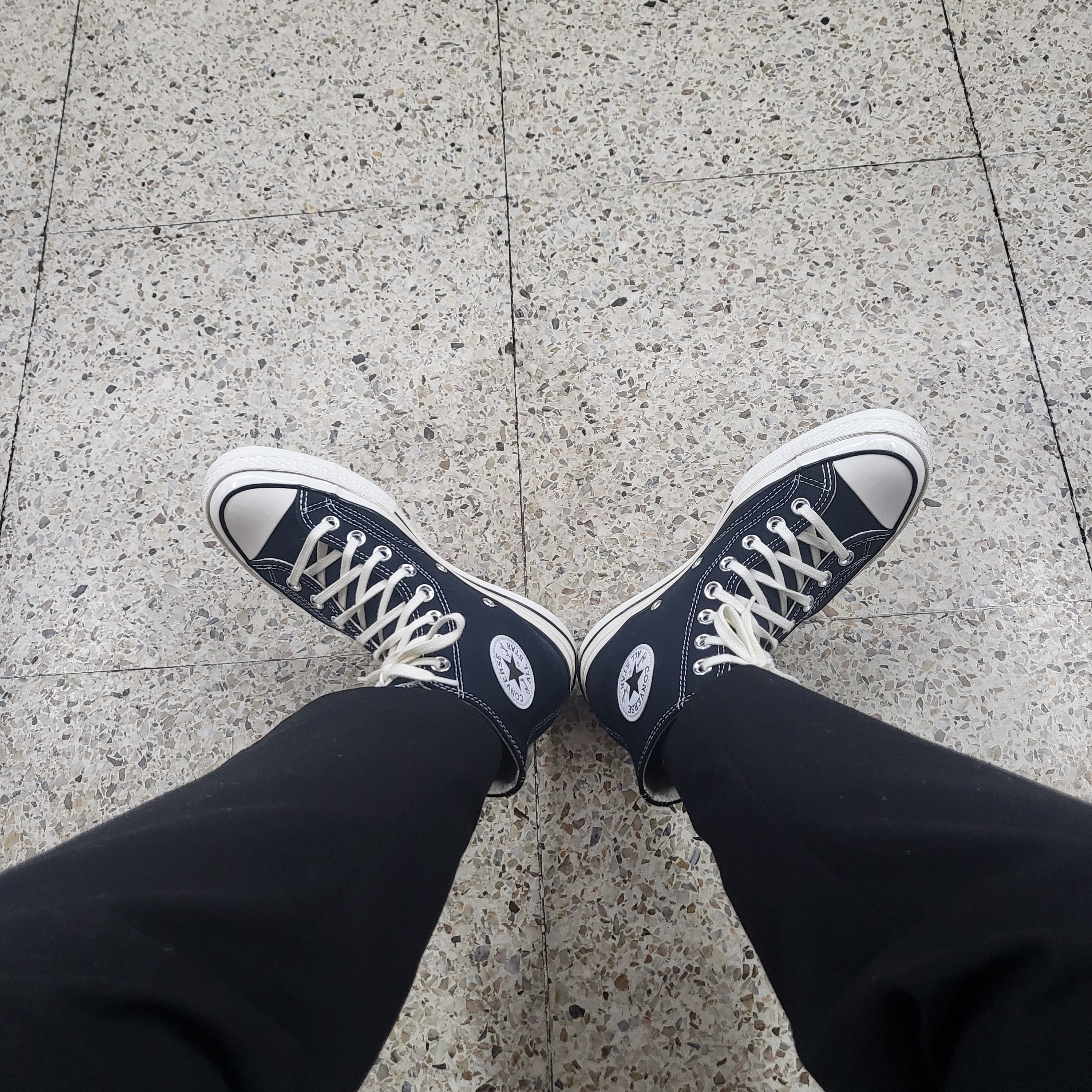 Converse Chuck 70 Hi Black 착용 스타일