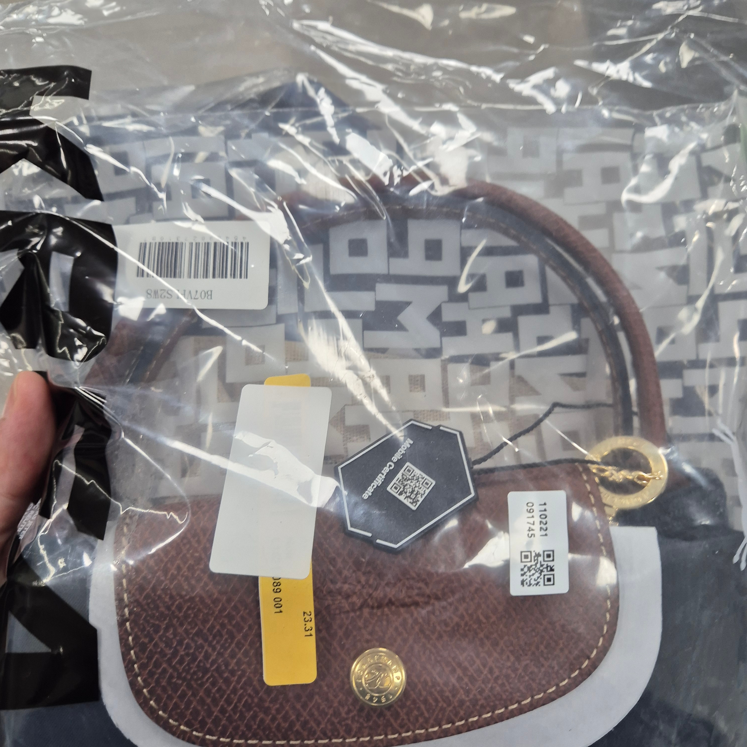 Longchamp Le Pliage Original Handbag S Black 착용 스타일