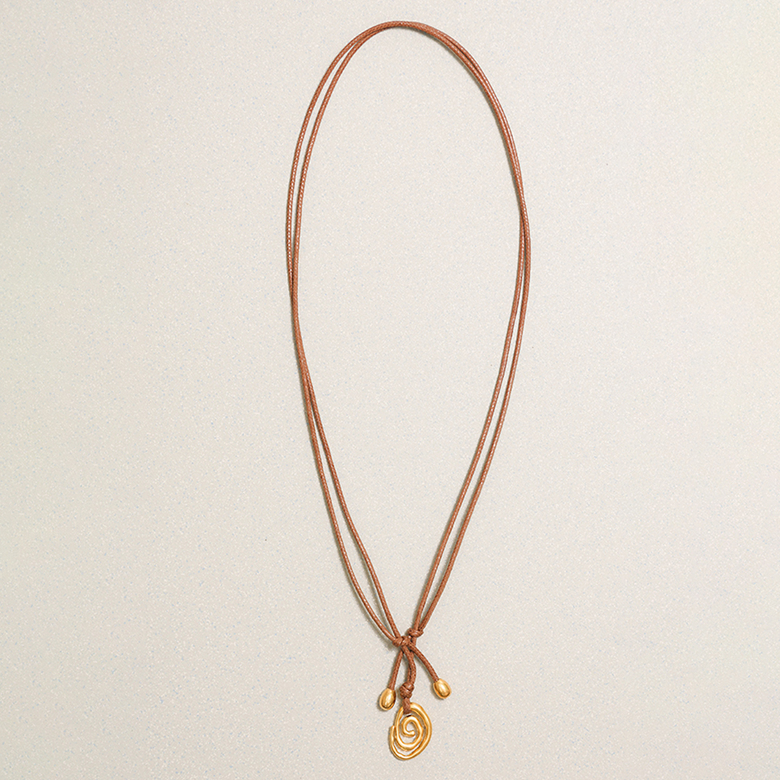 토우토우아카이브 미니마 스파이럴 목걸이 골드(TOWTOW.ARCHIVE Minma Spiral Necklace Gold) - 3