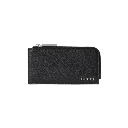 Gucci Coin Wallet with Gucci Logo Black