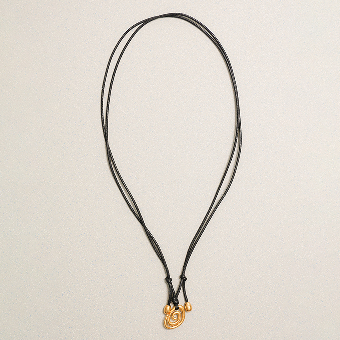 토우토우아카이브 미니마 스파이럴 목걸이 골드(TOWTOW.ARCHIVE Minma Spiral Necklace Gold) - 2