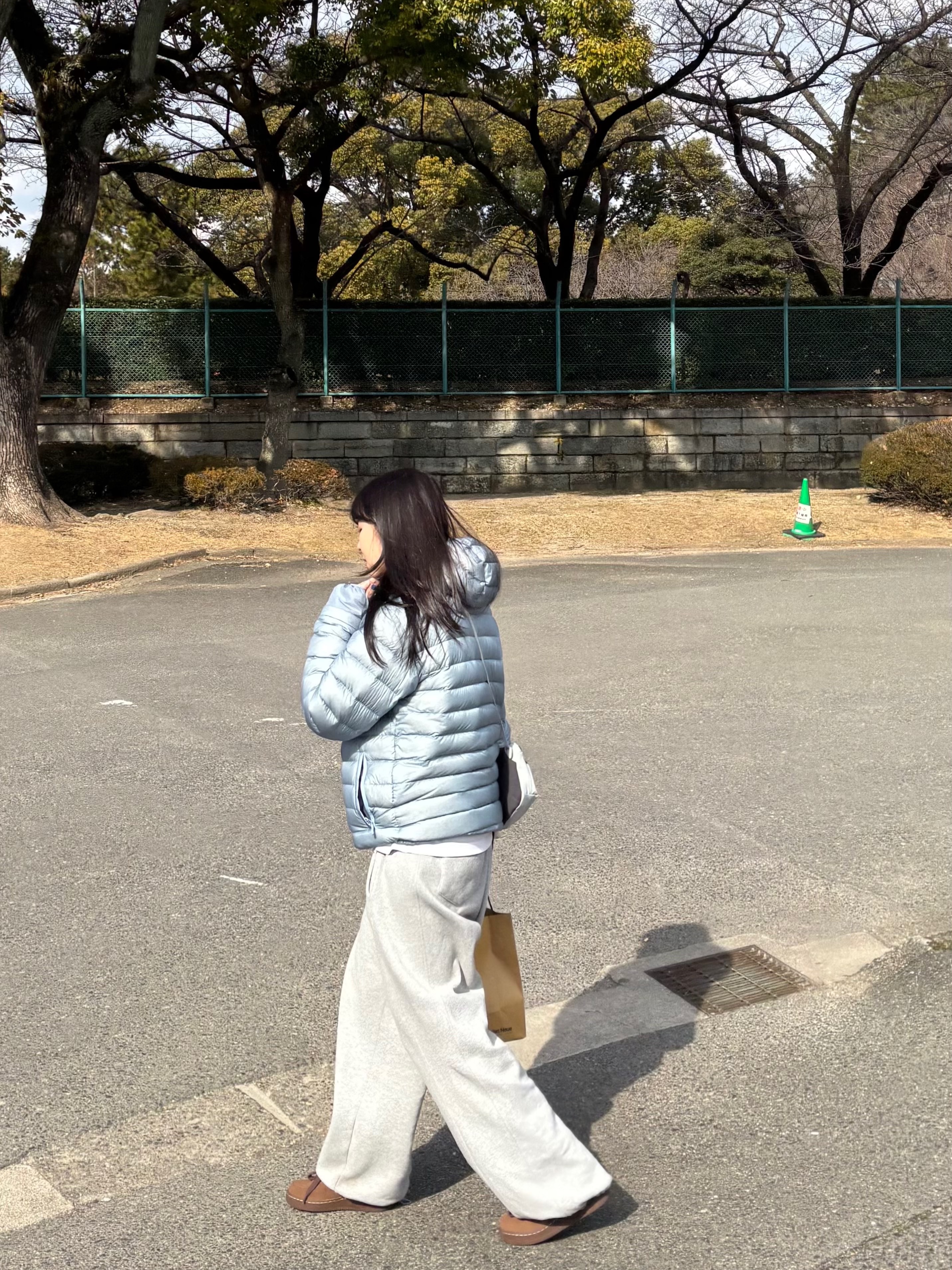 Sansan Gear Suffix Puffer Jacket Sky Blue - 24FW, (W) Nike Air Force 1 '07 Cacao Wow 착용 스타일 - 1