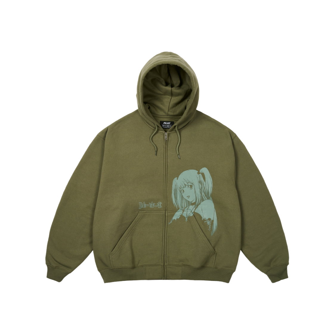팔라스 x 데스 노트 미사 집 후드 더 딥 그린 - 25SS | Palace | KREAM 