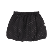 Fancy Club Dot Balloon Mini Skirt Black