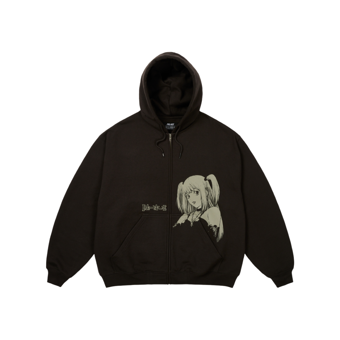 팔라스 x 데스 노트 미사 집 후드 블랙 - 25SS | Palace | KREAM