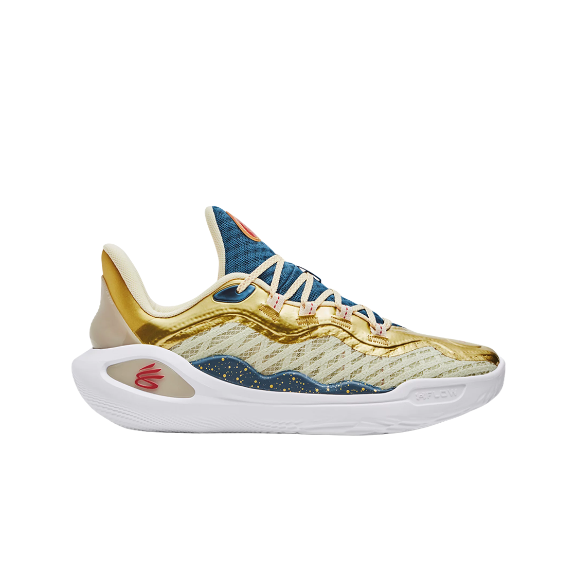 언더아머 커리 11 챔피언쉽 마인드세트 레몬 아이스 메탈릭 골드(Under Armour Curry 11 Championship Mindset Lemon Ice Metallic Gold)