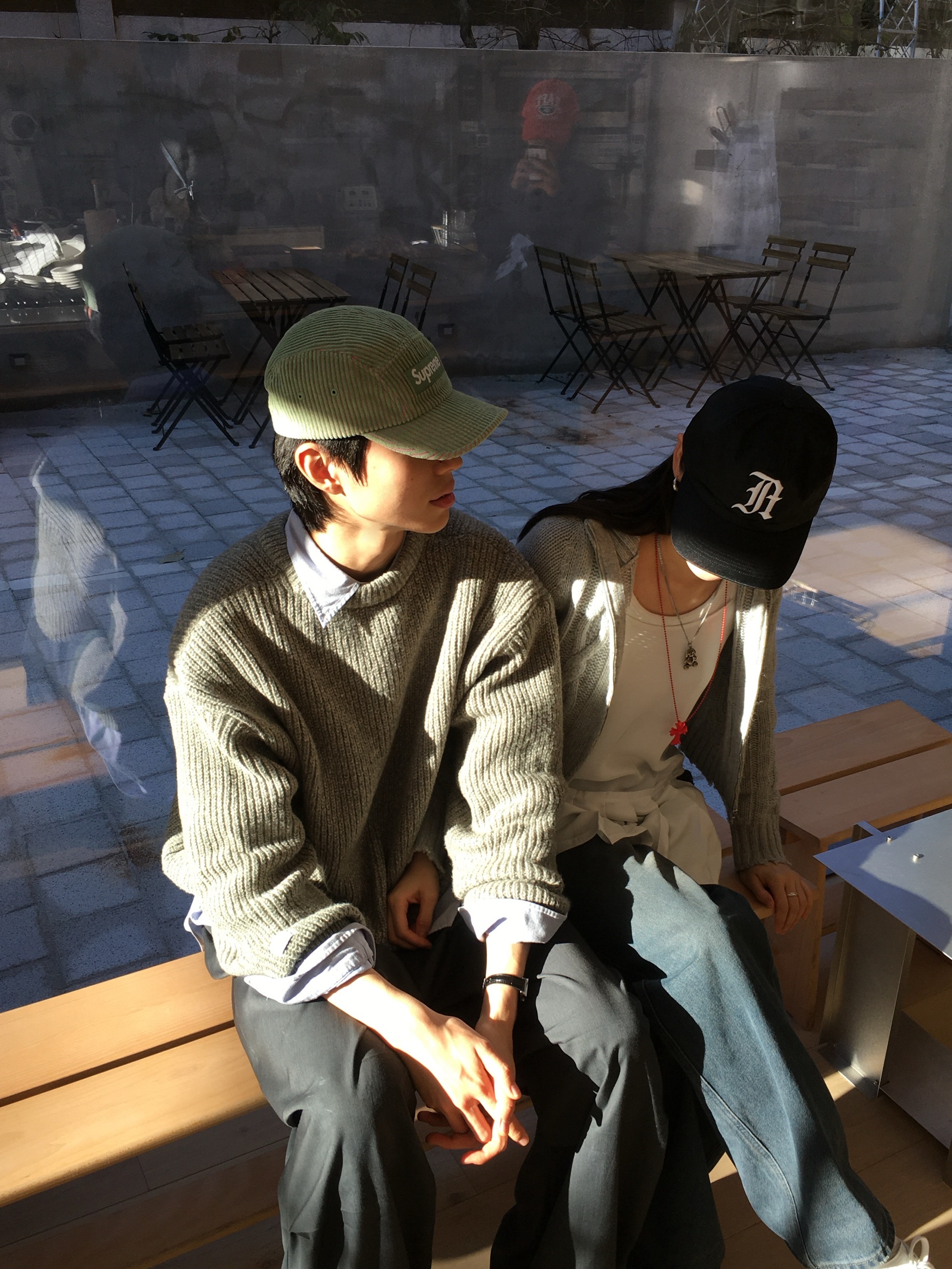 Supreme 2-Tone Corduroy Camp Cap Green - 23SS, Chrome Hearts Silichrome CH Cross Pendant Red 2022 착용 스타일 - 1