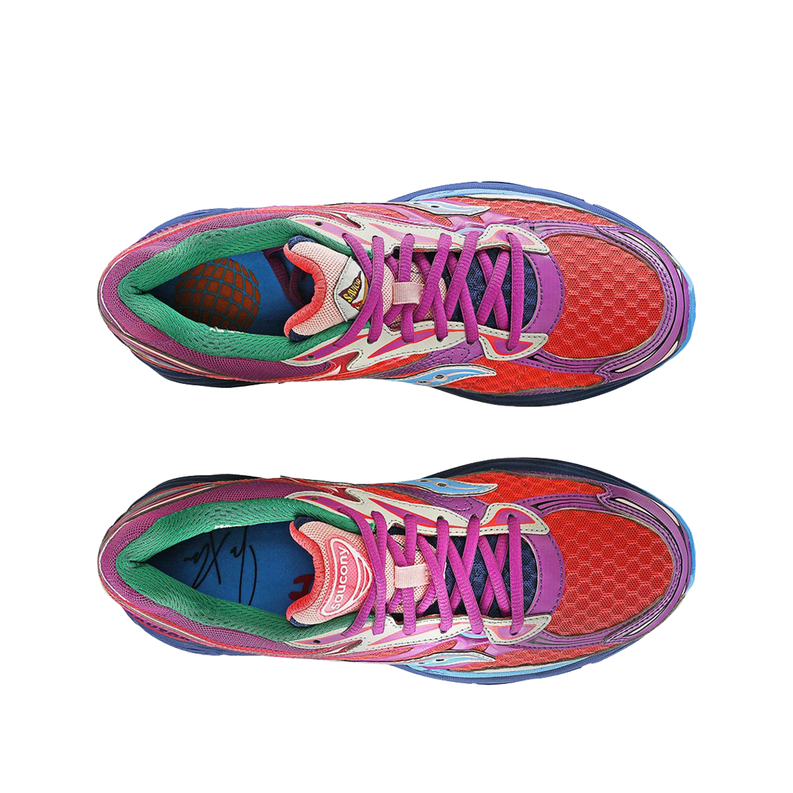 써코니 x 제이 팁스 프로그리드 옴니 9 핑크 퍼플(Saucony x Jae Tips ProGrid Omni 9 Pink Purple) - 2