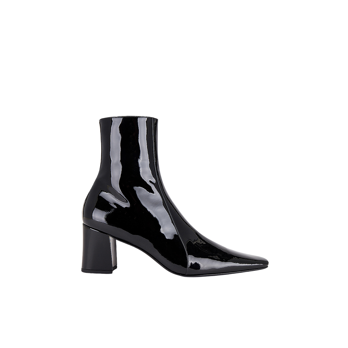 생로랑 레이너 75 페이턴트 레더 부츠 블랙(Saint Laurent Rainer 75 Boots in Patent Leather Black)
