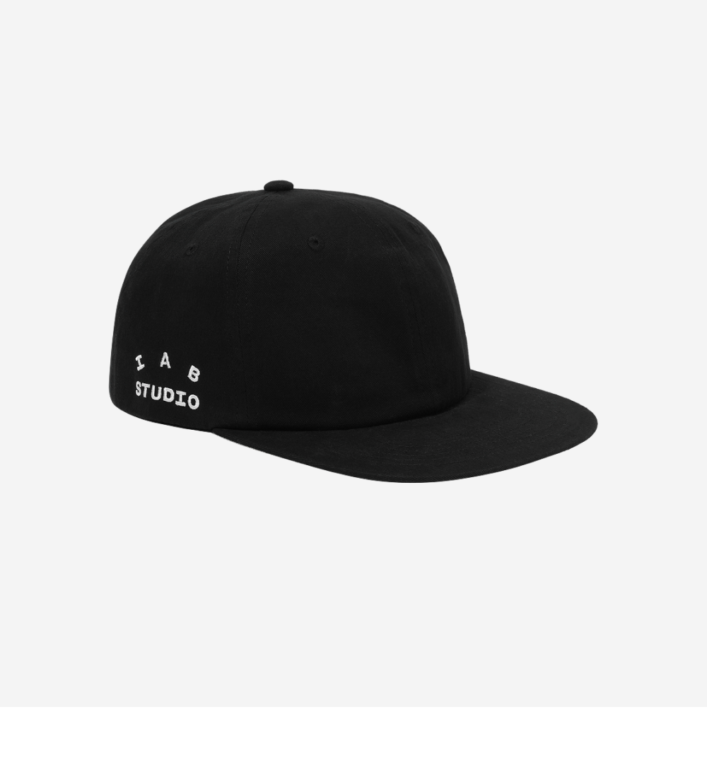 IAB STUDIO キャップ 黒 カラフルステッチ IAB STUDIO キャップ 黒 カラフルステッチ（iab studio pigment