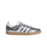 (W) Adidas Originals Samba OG Silver Metallic Cloud White