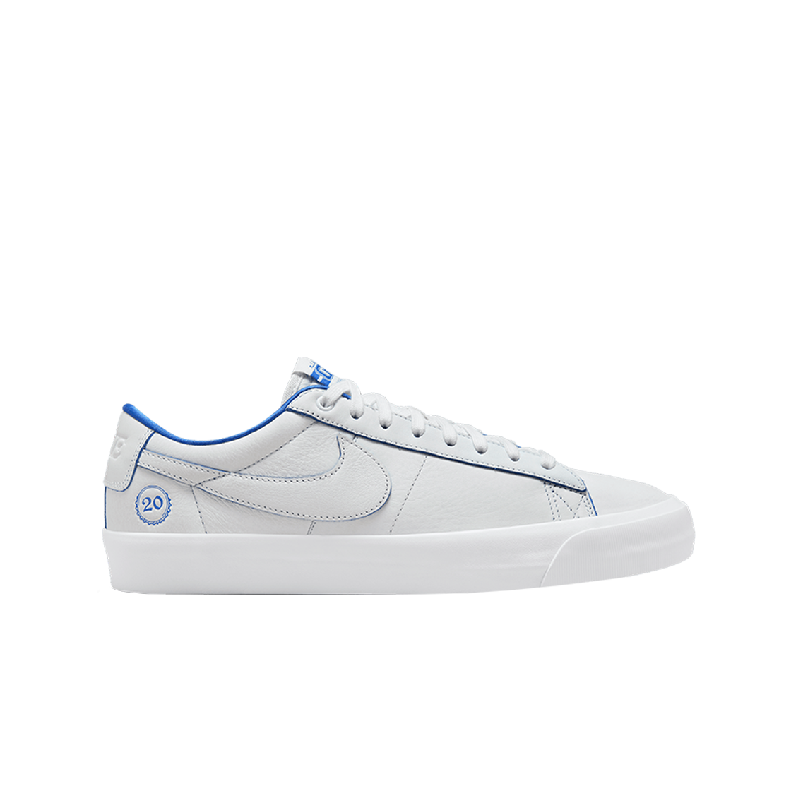 FZ1300-100 Nike SB Blazer Low Pro GT Premium Summit White Game Royal