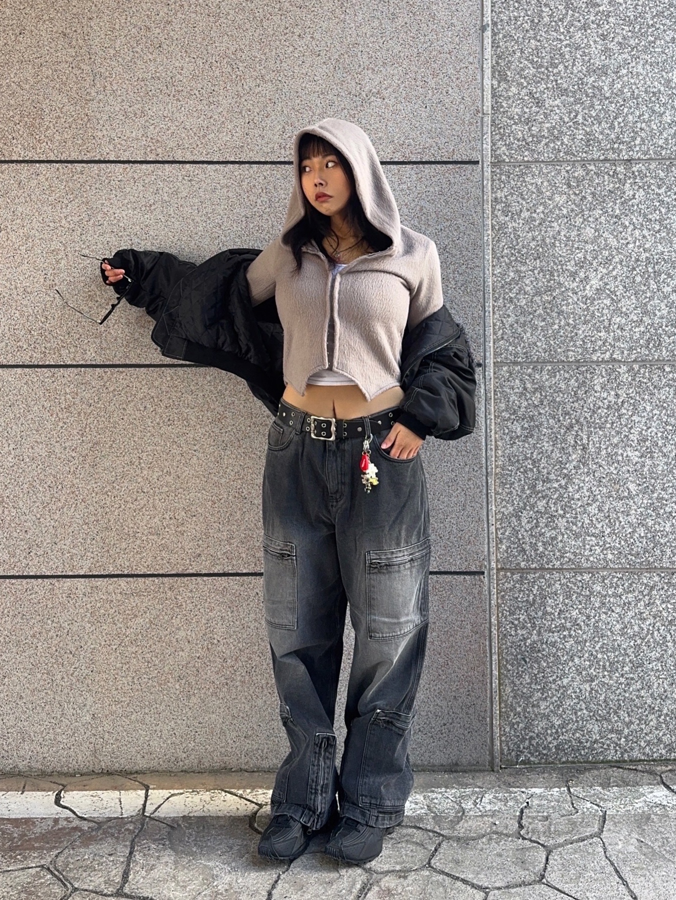 Human Made Heart Keyring Red, Thisisneverthat x Grateful Dead Dancing Bears Keychain Silver 착용 스타일 - 1