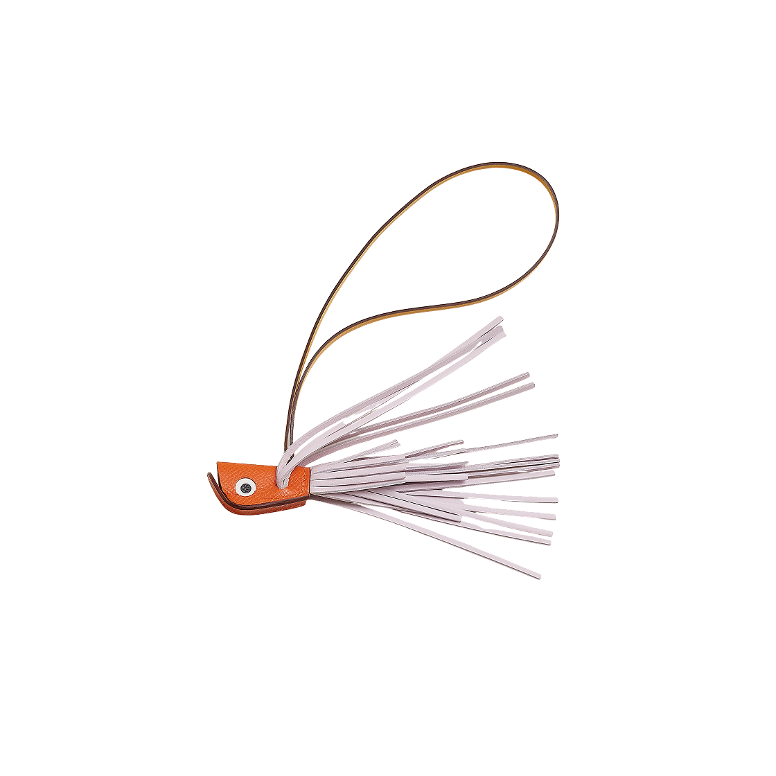 エレガント◆送料込♪【HERMES】Poisson charm Epsom Swift Milo 에르메스 푸아송 참 앱송 스위프트 밀로 오랑쥬 모브 빨 썬 블랑