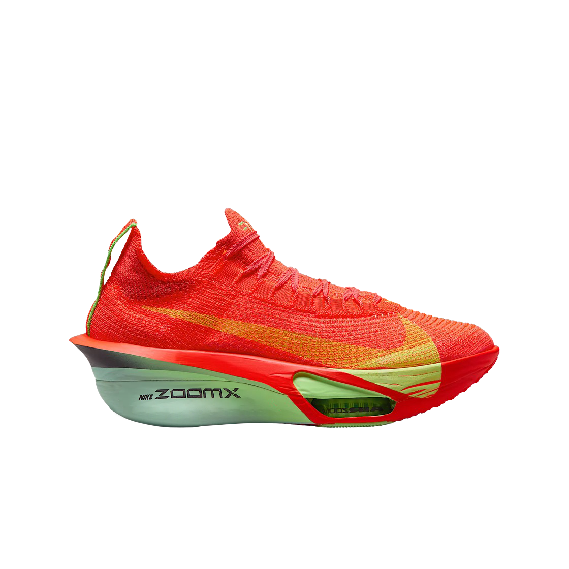 (W) 나이키 에어 줌 알파플라이 넥스트% 3 브라이트 크림슨 라임 블라스트((W) Nike Air Zoom Alphafly Next% 3 Bright Crimson Lime Blast)