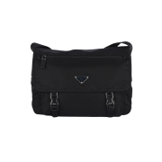 Prada Medium Nylon Shoulder Bag Black